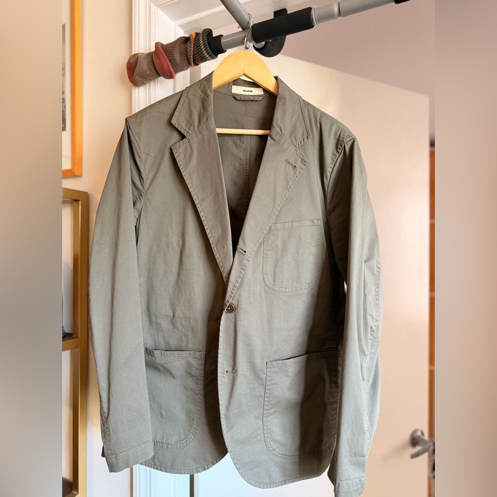 Buck Mason Sage Green Traveler Suit - Picture 2 of 9